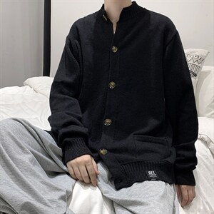 21秋季新款男士大码宽松针织毛衣开衫情侣外套MY73P70控88，男装针织衫/毛衣，电商A089-1