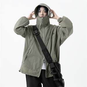 MA290-P57双拉链机能薄款凉感印花防晒衣夹克男女同款图片