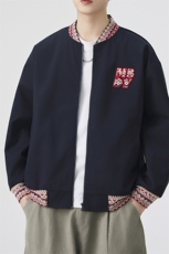 JK926P60春季新款港风宽松夹克百搭落肩简约上衣外套，男装夹克，星座1204