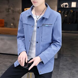 机能外套男韩版潮流工装夹克男青年春秋休闲翻领上衣服DS011图片