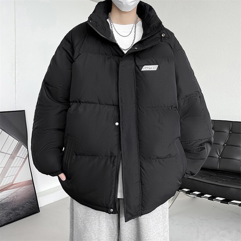 冬季立领男士棉服加厚字母棉衣休闲潮流棉袄青年A266-P04-P65,男装棉衣,电商A266