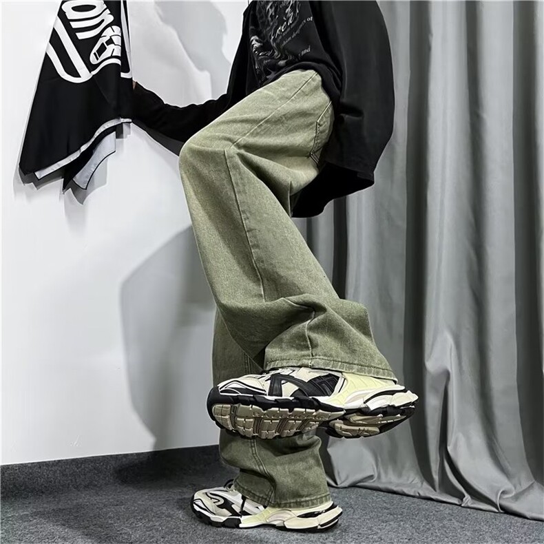 牛仔裤男秋季潮大码休闲裤子高街NT288P45,男装牛仔裤,星座1116-2