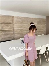 露腰连衣裙，女装连衣裙，FST