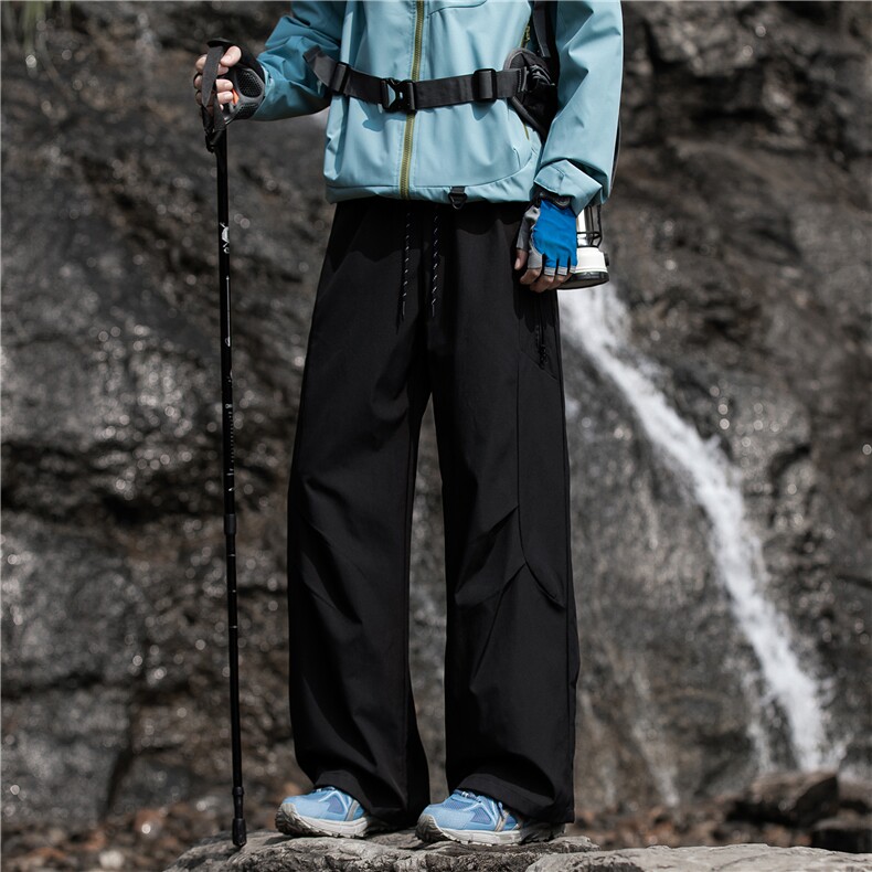 2025秋季新款山系户外机能褶皱拼接冲锋裤B315-K25335-特p35控68,男装休闲裤,电商B315