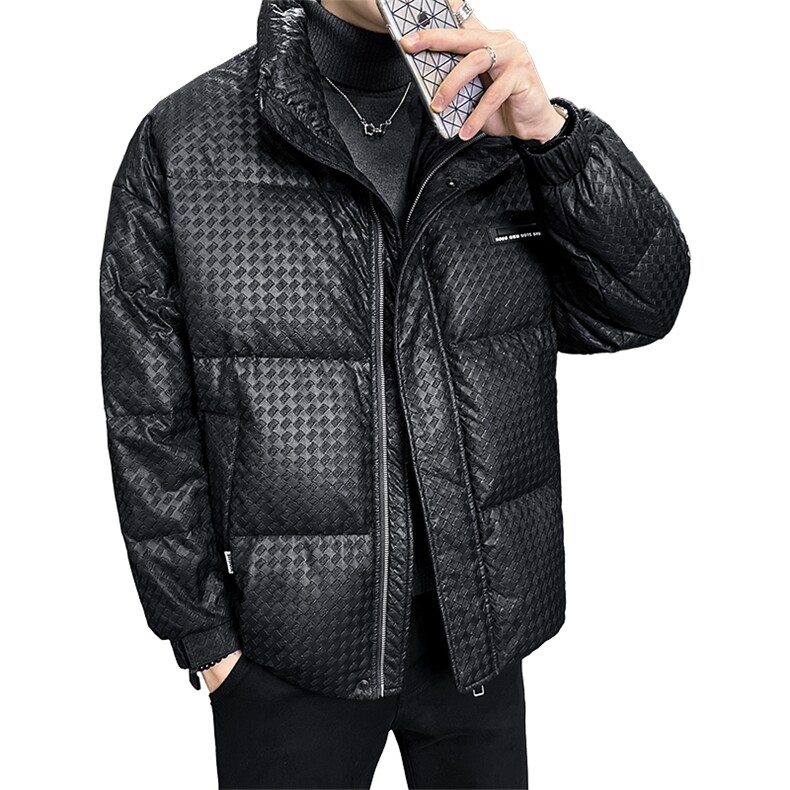 2025冬季新款店主风羽绒服加厚保暖高级感立领外套男6635-P190,男装羽绒服,电商A413
