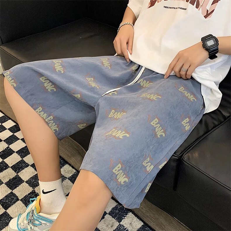 男春季潮流时尚休闲短裤T137P24图片