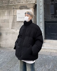 新款棉衣男冬季棉袄外套韩版潮流假两件面包服YM223P95，男装棉衣，星座1116-2
