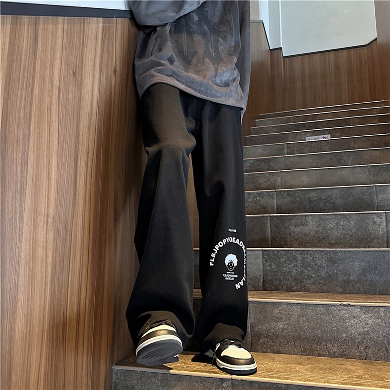 k1053-p45-控68M-5XL港风高阶黄泥黑暗宽松牛仔裤,男装牛仔裤,星座116