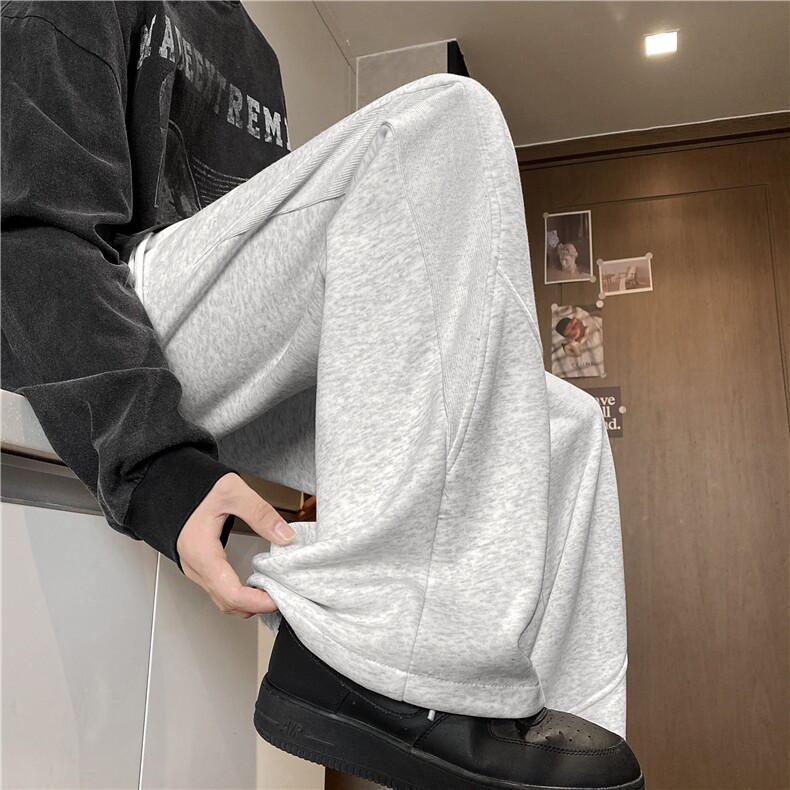 2025秋季美式罗纹拼接设计感休闲华棉卫裤B315-K25340-特p40控78图片