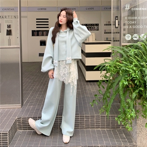 大货出 卫衣+裤子+蕾丝屁帘三件套5759-P195K298图片