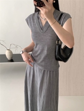 2025百搭时尚假两件背心百搭，女装背心吊带，巧奈羊绒