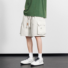 工装短裤男潮牌多口袋五分裤A406K235特PM-4XL385XL-8XL40，男装牛仔裤，星座309（原A406）