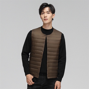 男女90绒轻薄羽绒服马甲男羽绒内胆轻便秋冬内外穿马甲图片
