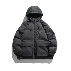 外27-2GANYOU日系工装拉链连帽加厚棉服MY05-P215，男装棉衣，新杭派外27-2