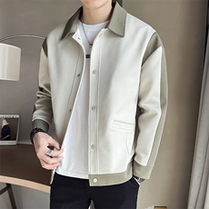 店主风~2025秋季新款拼色设计夹克外套男K351/P95，男装夹克，电商B331