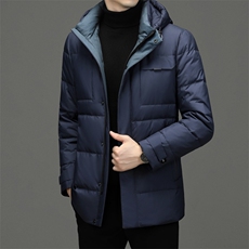 DN22868秋冬新款2023年男士休闲羽绒服加厚保暖夹克外套P，男装羽绒服，电商B360