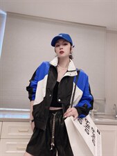 时尚撞色防晒衣，其它，可纳奇