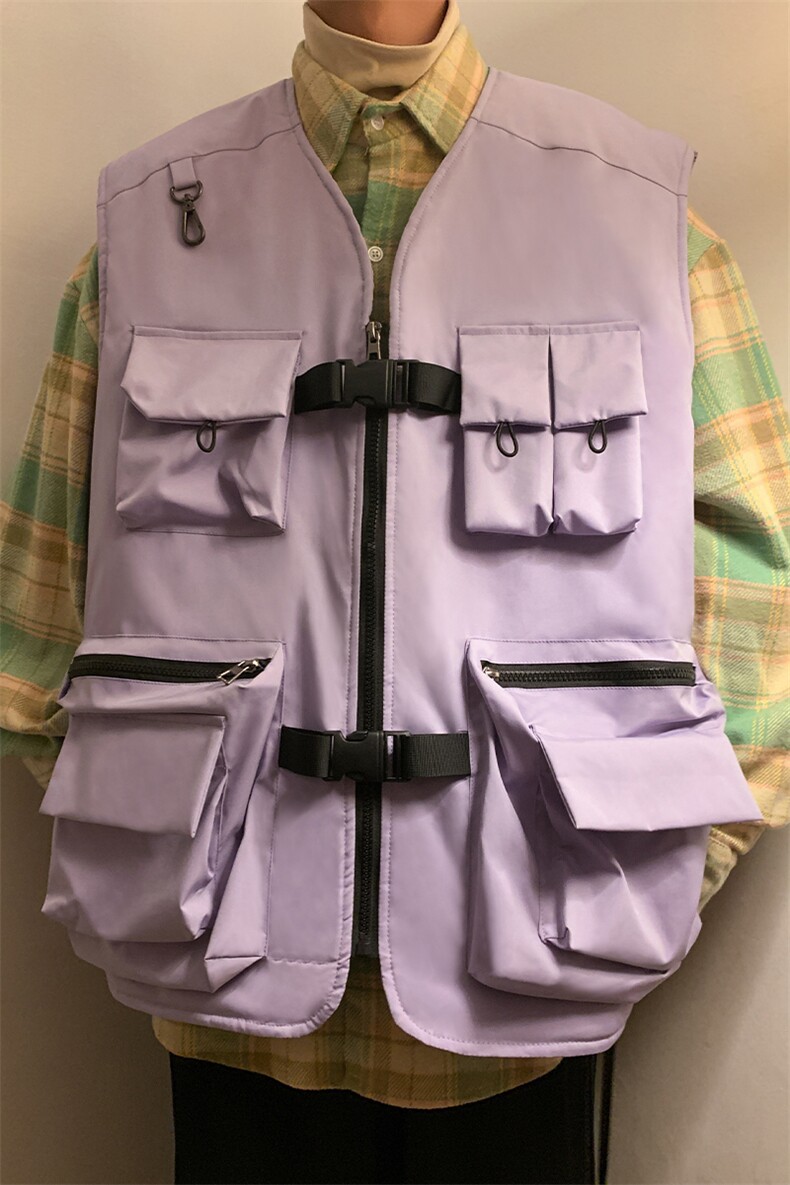 特批78无差价户外大码防水滑雪服马甲男休闲加棉加厚工装外套M71,男装背心/马甲,电商A001-1