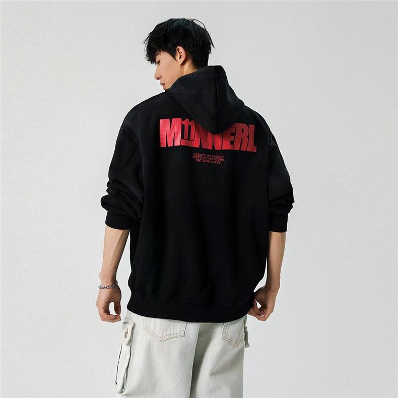 25新春字母扎染宽松潮牌韩版连帽卫衣W5002/P89128,男装卫衣,星座202