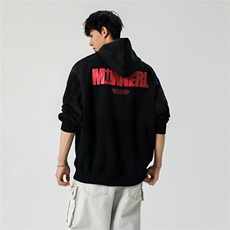 25新春字母扎染宽松潮牌韩版连帽卫衣W5002/P89128，男装卫衣，星座202