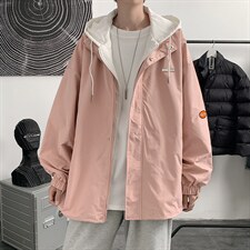 夹克男连帽拼接上衣2021年新款春秋款学生宽松薄款外套W1269-P60，男装夹克，星座512-4