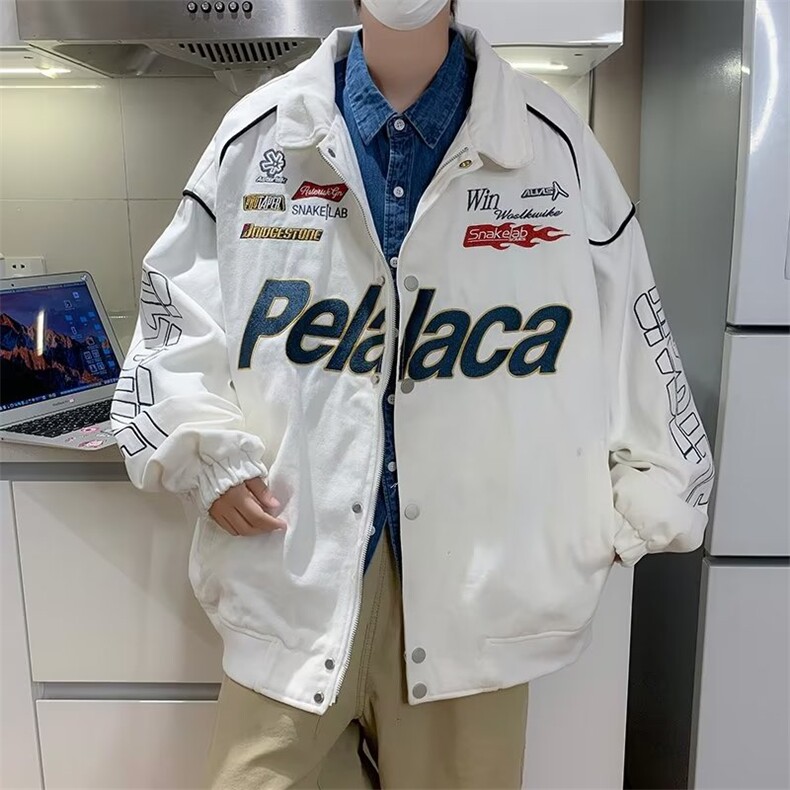 街头嘻哈hiphop重工刺绣夹克男女春秋百搭ins高街外套潮WT91-P65,男装夹克,星座1008