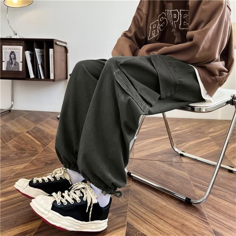 男秋季新款港风休闲裤纯棉工装裤G192P40,男装休闲裤,星座1116-2