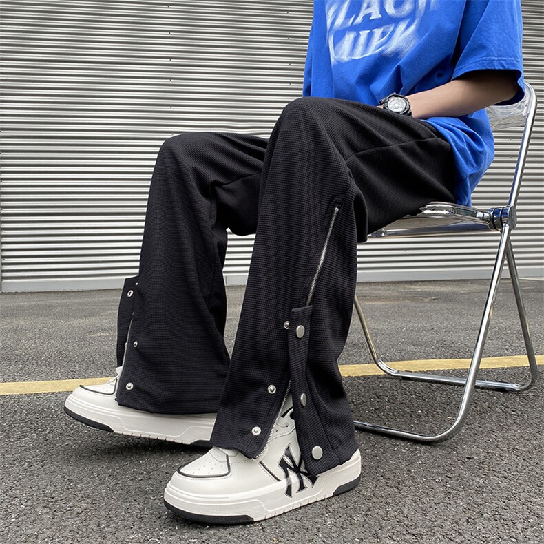 长裤宽松型潮春季文艺潮流青春流行男休闲裤新款时尚潮牌D230/P35,男装休闲裤,星座506
