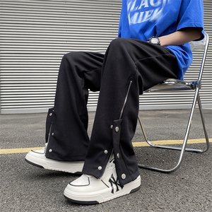 长裤宽松型潮春季文艺潮流青春流行男休闲裤新款时尚潮牌D230/P35