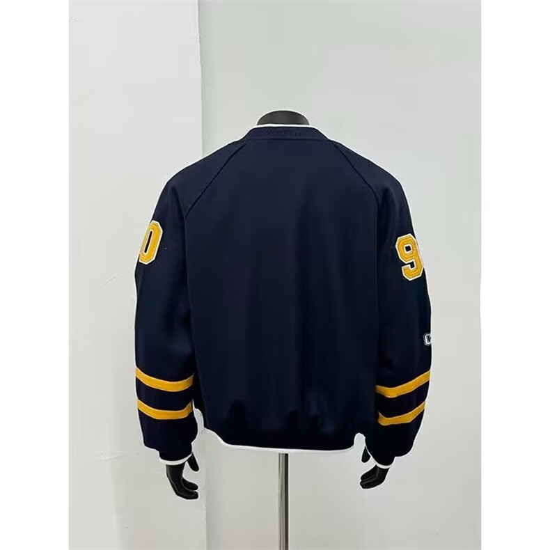 刺绣重工棒球服夹克男女街头潮牌学院风宽松运动小众外套JK13P72,男装夹克,星座1013-5
