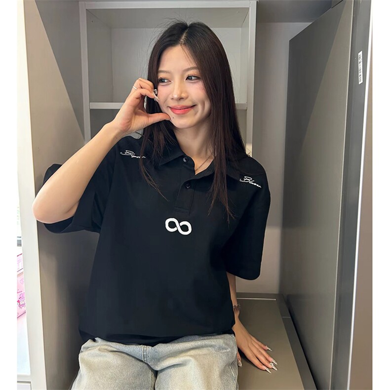 可设48小时支持抖音得物来样二开网眼透气翻领t恤美式短袖POLO衫,男装T恤,电商A486-1