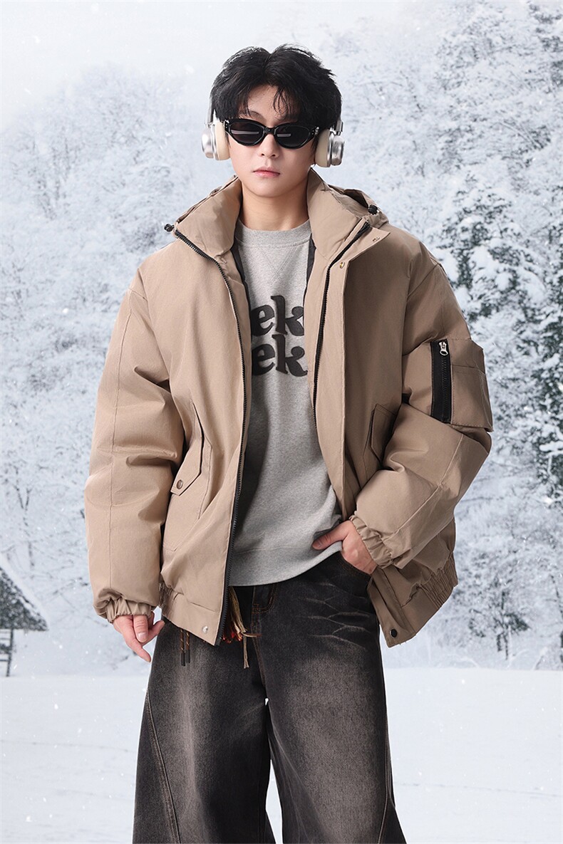 棉服男冬季新款港风宽松连帽棉衣MF9006-P90,男装棉衣,星座214-3