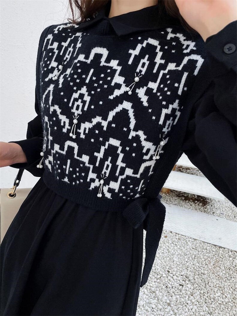 毛衣背心套裙，女装针织衫/毛衣，亿炫