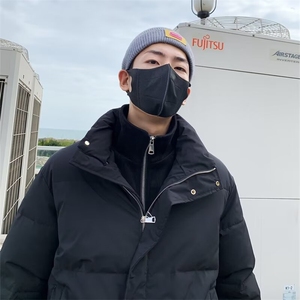 冬季新款假两件棉衣外套宽松休闲立领加厚设计感棉服棉袄~MF223图片