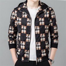 男士商务休闲连帽夹克衫中青年秋冬装新款外套上衣男ASD8770-P230,男装夹克,电商B212（原钱塘6029）