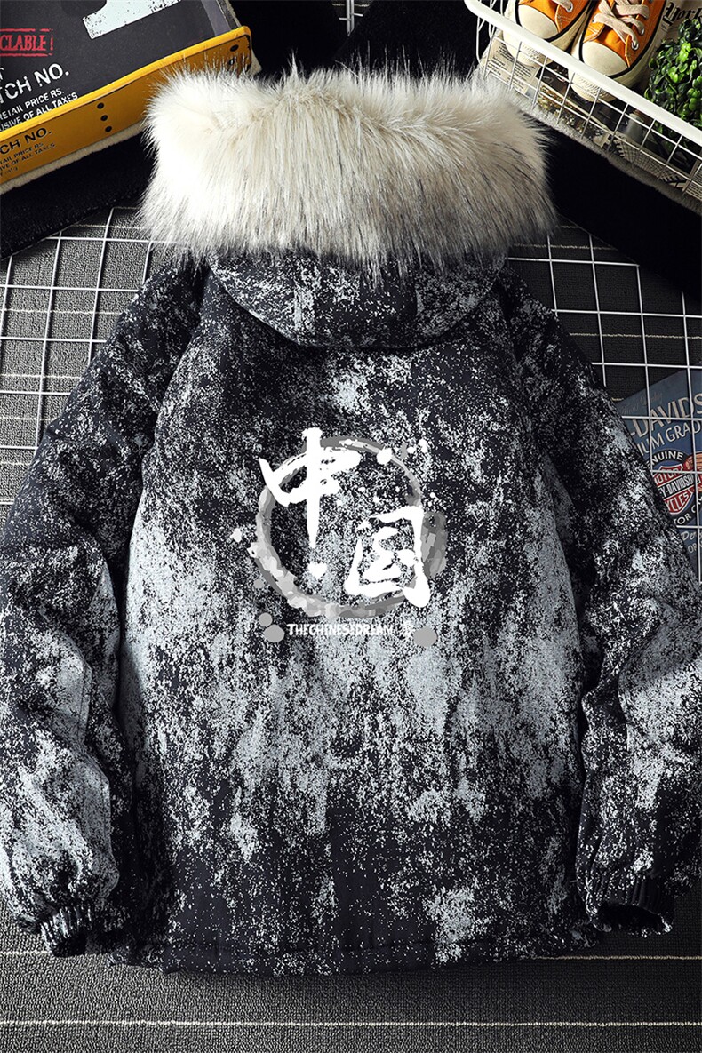 MC49134-P135日系潮衣男大码派克服男工装服外套袄,男装棉衣,电商A040A
