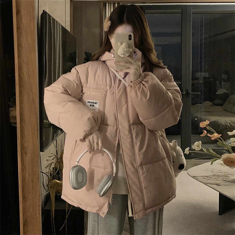 C857-P120加厚面包服棉衣女冬季学生宽松棉服外套女,男装棉衣,星座911-2(原星座613-2）