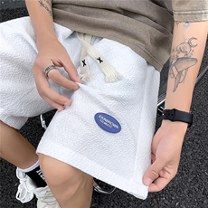 港风冰丝特色面料短裤男士中裤男休闲潮流五分裤DK8775P40控59，男装休闲裤，星座227-7