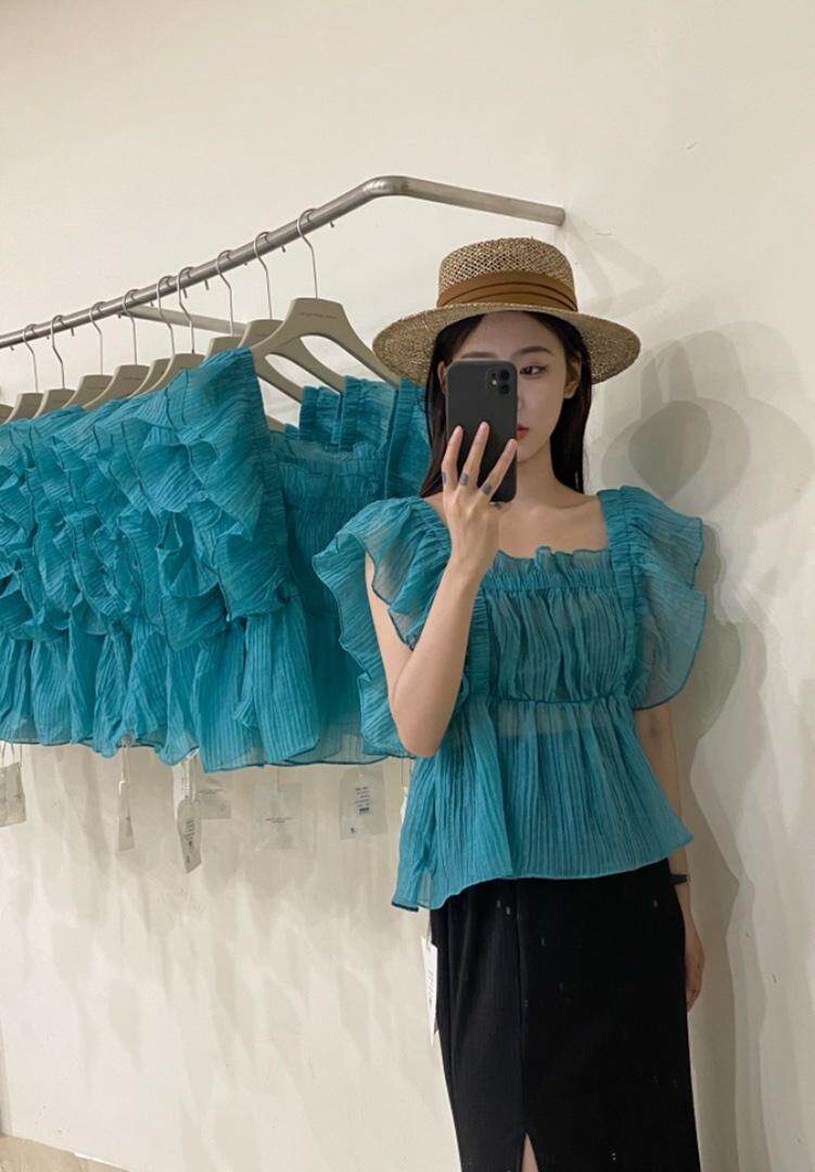 属于夏日的治愈色系.蓝，其它，唇蔻