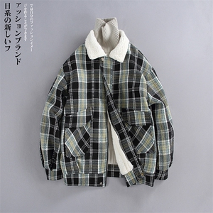 羊羔毛棉服男2025冬季新款休闲外套潮牌棉衣棉袄 M199 P120 控158图片
