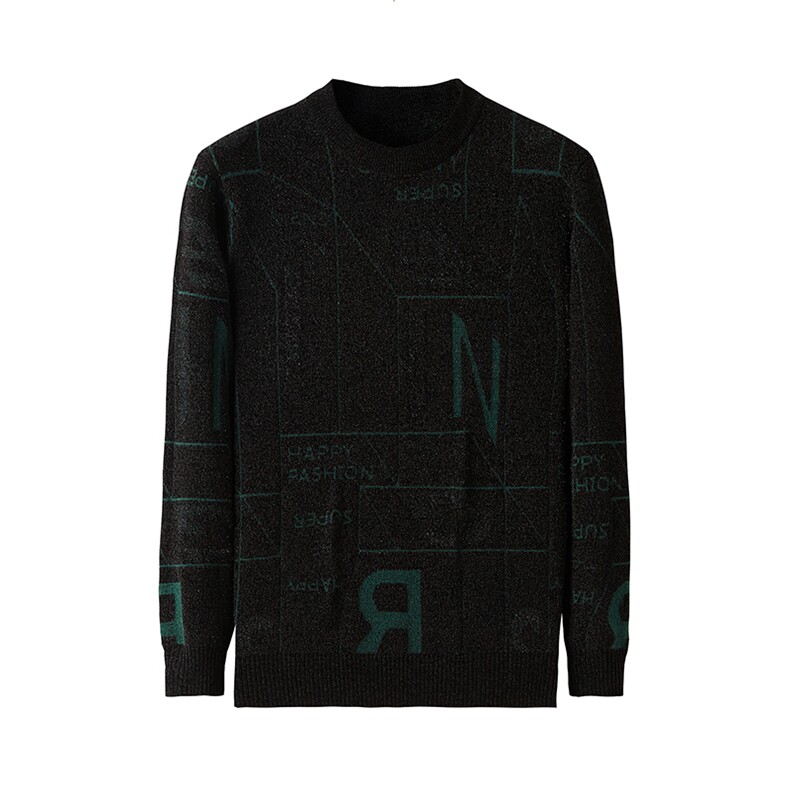 2021中青年男士秋冬新款加绒休闲时尚条纹针织毛衣外套DDD172-P90，男装针织衫/毛衣，电商B212（原钱塘6029）