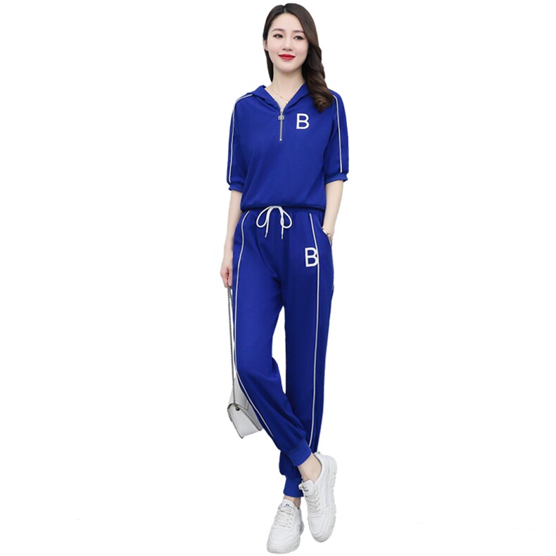 现货！！！2022年夏装新款时尚休闲两件套套装,女装套装/套裙,奕薇雅