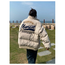 M8055棒球服潮牌潮流休闲宽松bf风百搭外套灯芯绒全刺绣特厚棉衣，男装棉衣，星座308A-1（原309B-1）