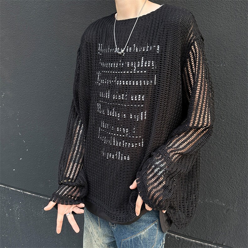 B314P37秋冬男装男生毛衣线衫时尚宽松男日系打底衫图片