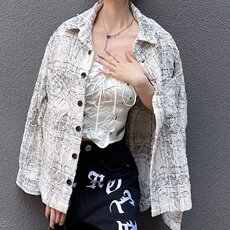 C400-P55简约ins潮流流行情粗纺复合小香风外套百搭慵懒气质，女装短外套，电商B323A