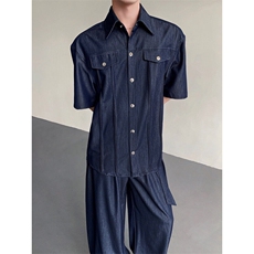 现货25老钱风质感坑条轻奢西服休闲套装TZ20裤子p78衣服p78，男装西服，电商B288