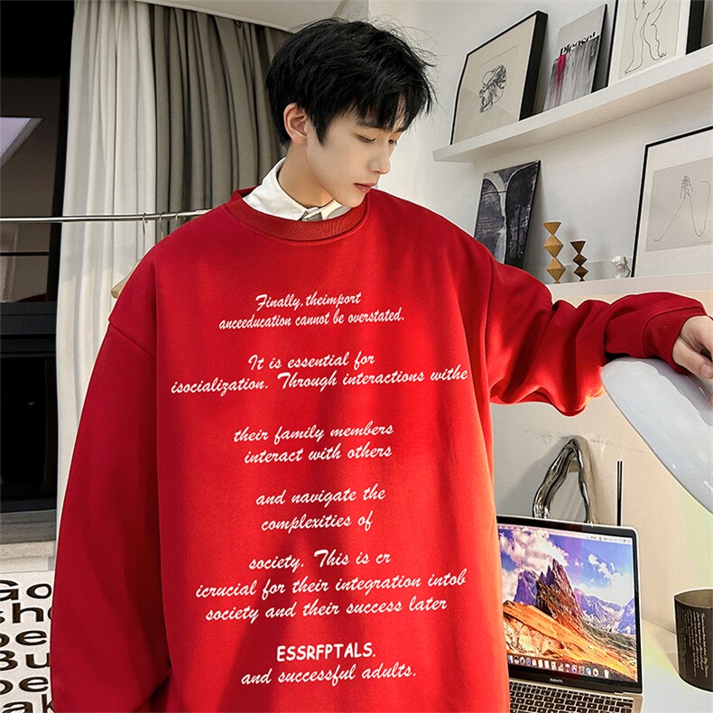 抖音得物供货可提供视频2024春季新款重磅美式卫衣DY5667,男装卫衣,电商A486