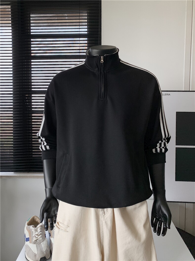 XZ809A/MPL04/P65/控78/加绒P75/控88半拉链立领POLO衫卫衣,男装Polo衫,星座809A(原222-1)