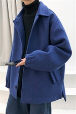 冬款加厚呢料短款贴袋纯色保暖男士呢外套棉衣A071-Y03-P115，男装风衣，电商A071