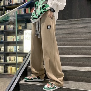 2023秋季学生青少年拼接绣标休闲运动裤长裤束脚卫裤男 K7390-P70图片